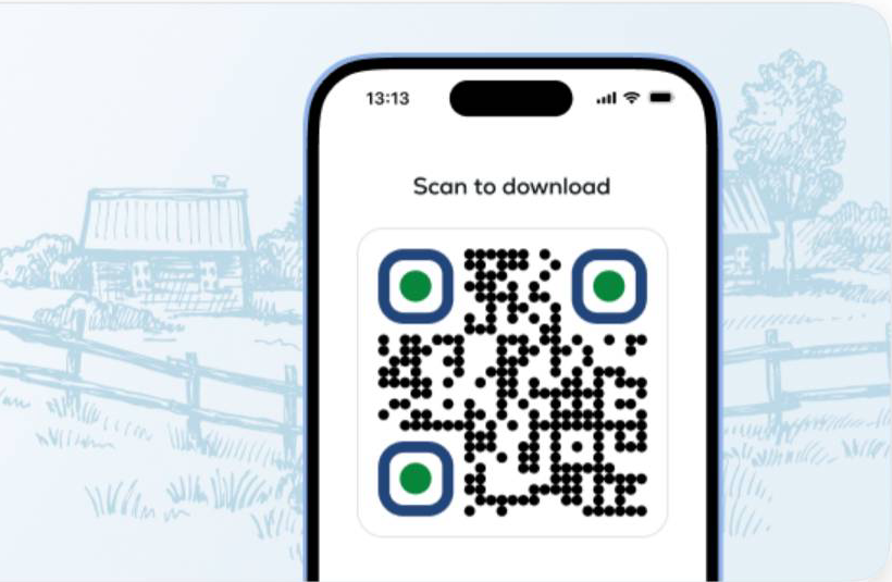 Scan the QR code to download the OvinO app